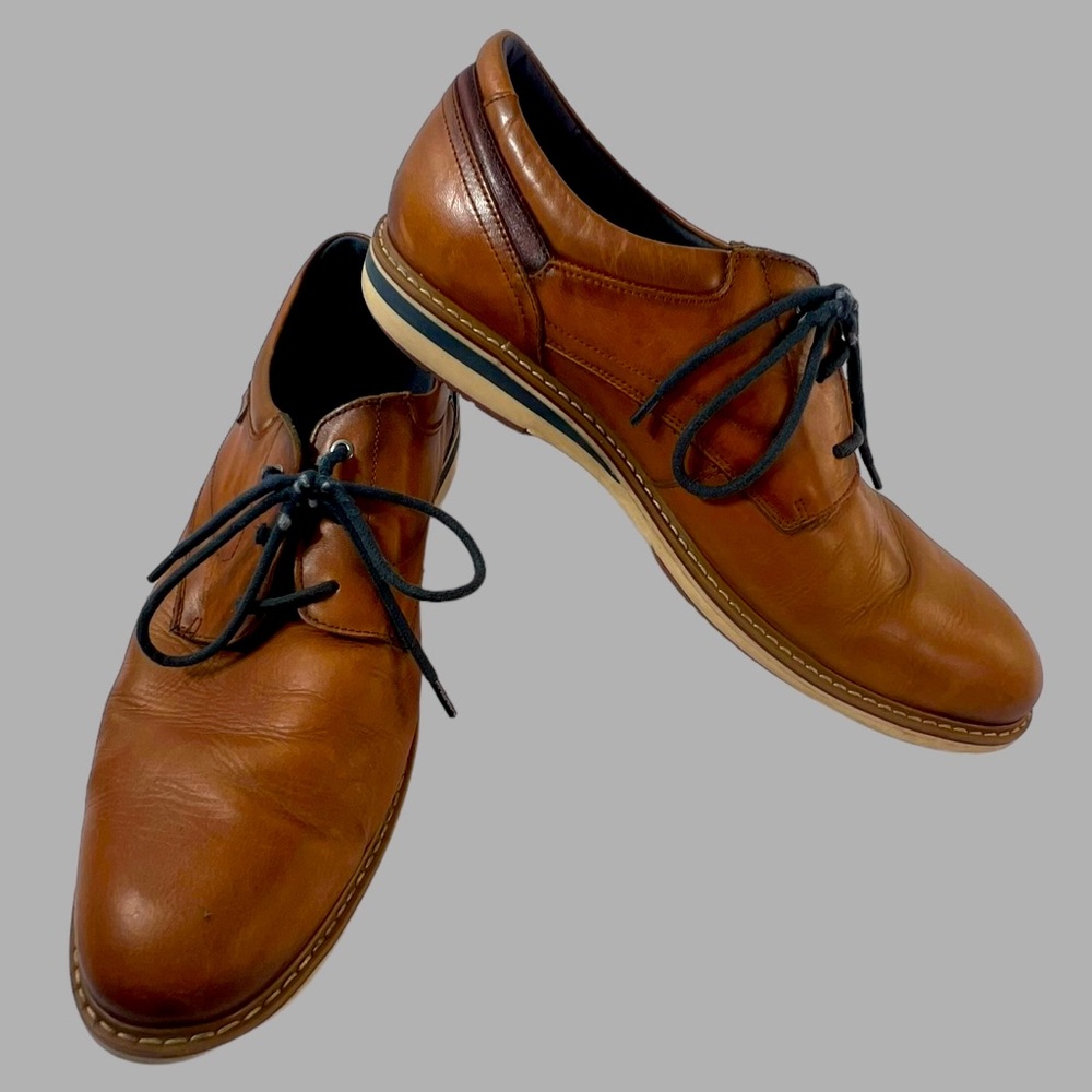 Pikolinos Brown Leather Lace Up Shoes Size 45 * read*